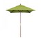 California Umbrella 6' Grove Series Wood Pole Hardwood Ribs Sunbrella Macaw 194061338230 - alternate 1